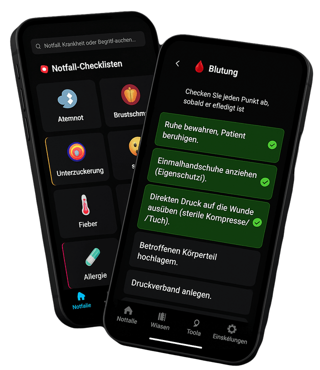 Pflegebuddy App Mockup